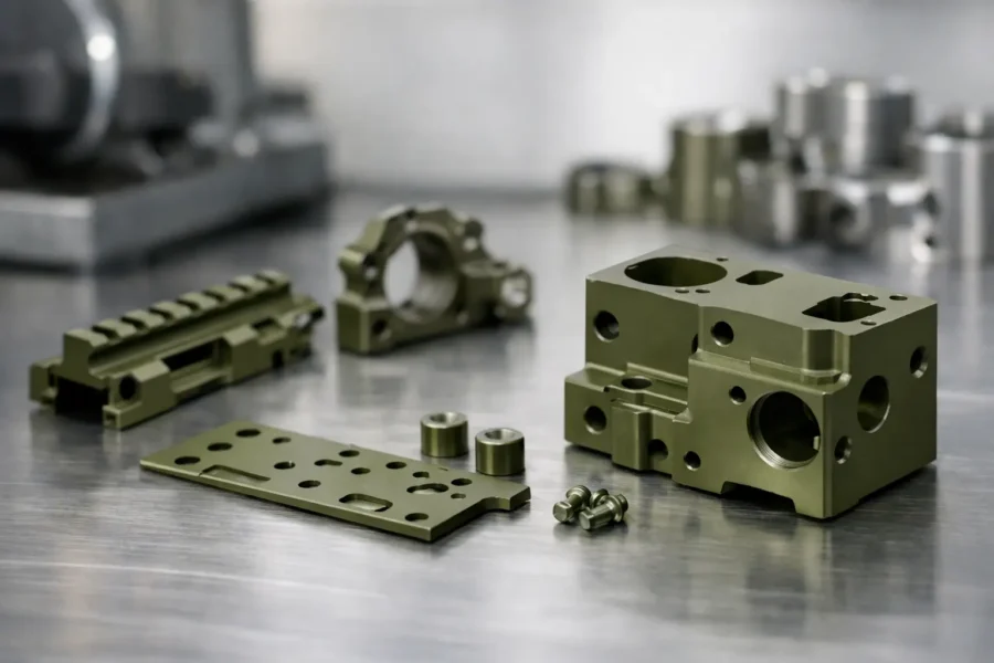 Aluminum Coloring MIL 595 34089 on Production Parts