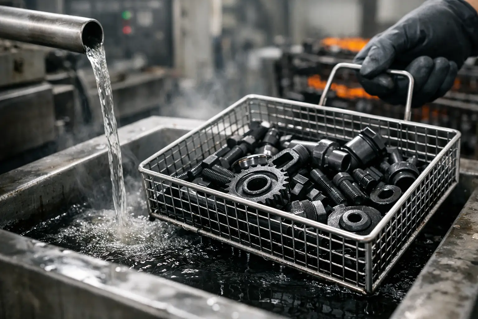 NuBlack 100 Water Soluble Oil for Blackening Heat-Treated Parts